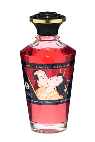 Shunga Aphrodisiac Warming Oil Sparkling Strawberry Wine