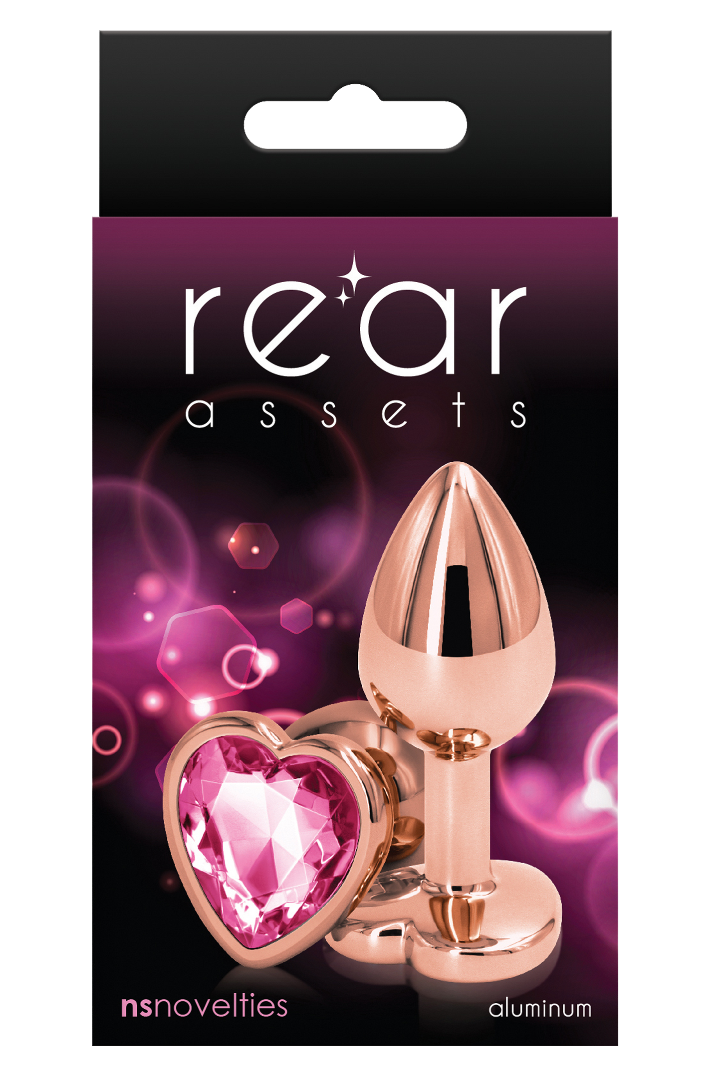 Rear Assets Rose Gold Heart Plug
