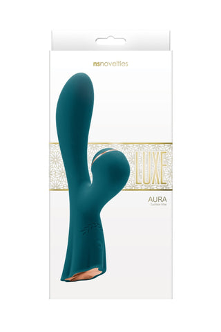 Luxe Aura Green Rechargeable  Clit Suction Vibrator