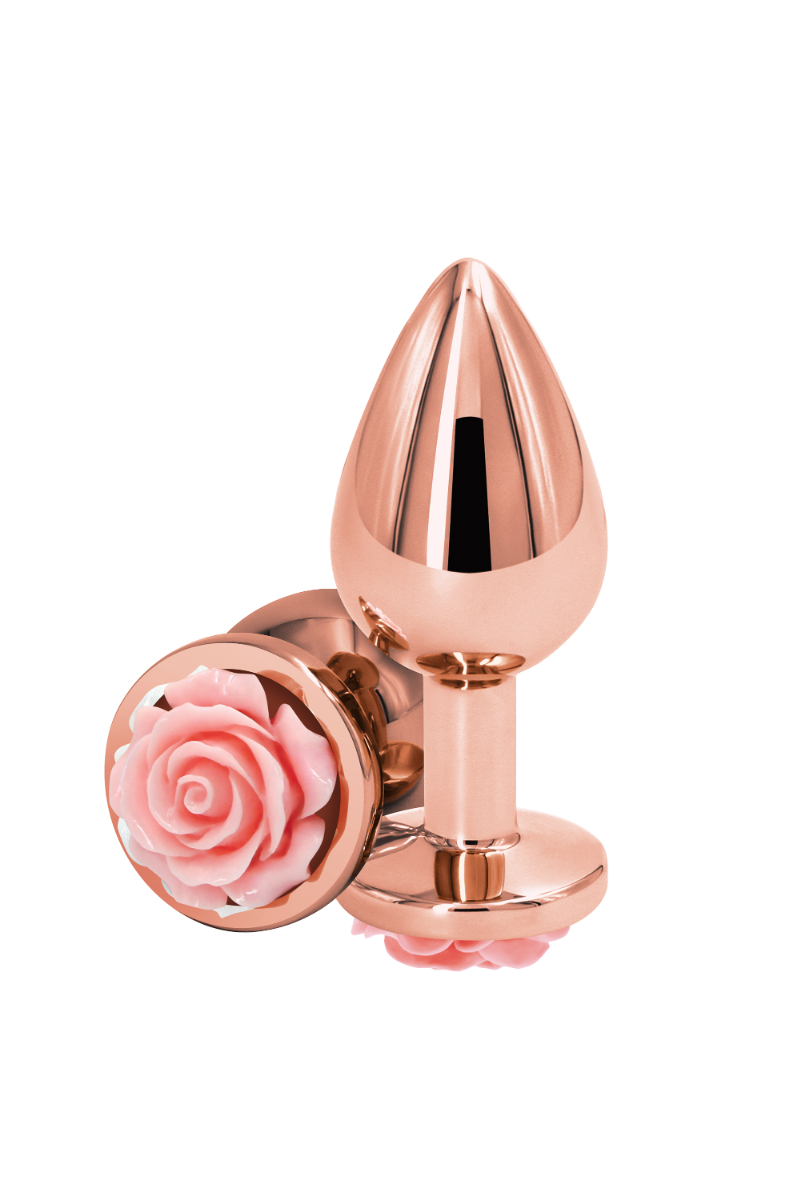 Rear Assets Pink Rose Butt Plug