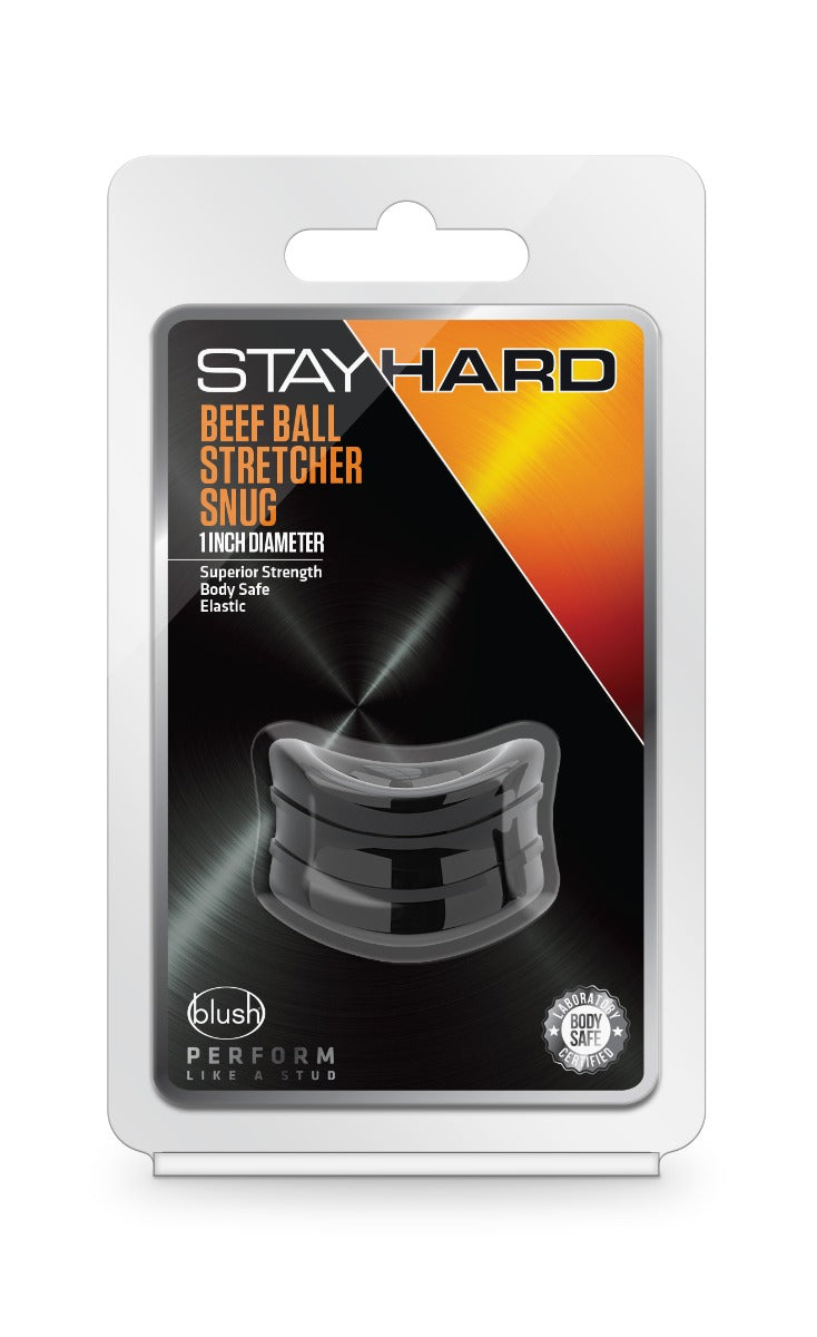 Stay Hard Beef Ball Stretcher Snug Black