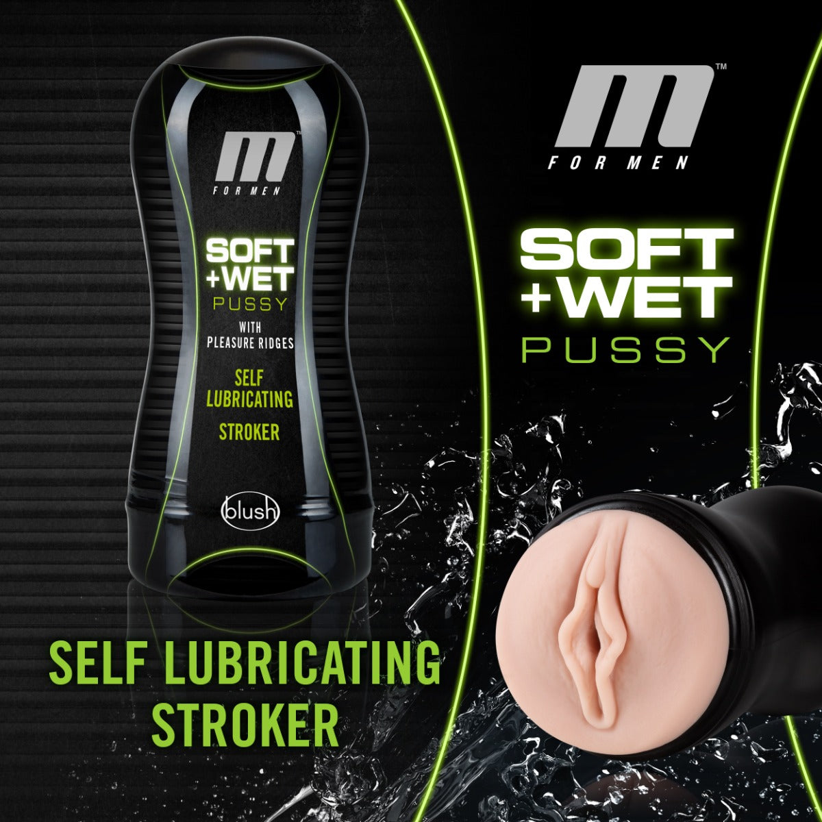 M FOR MEN SOFT AND WET STROKER VANILLA