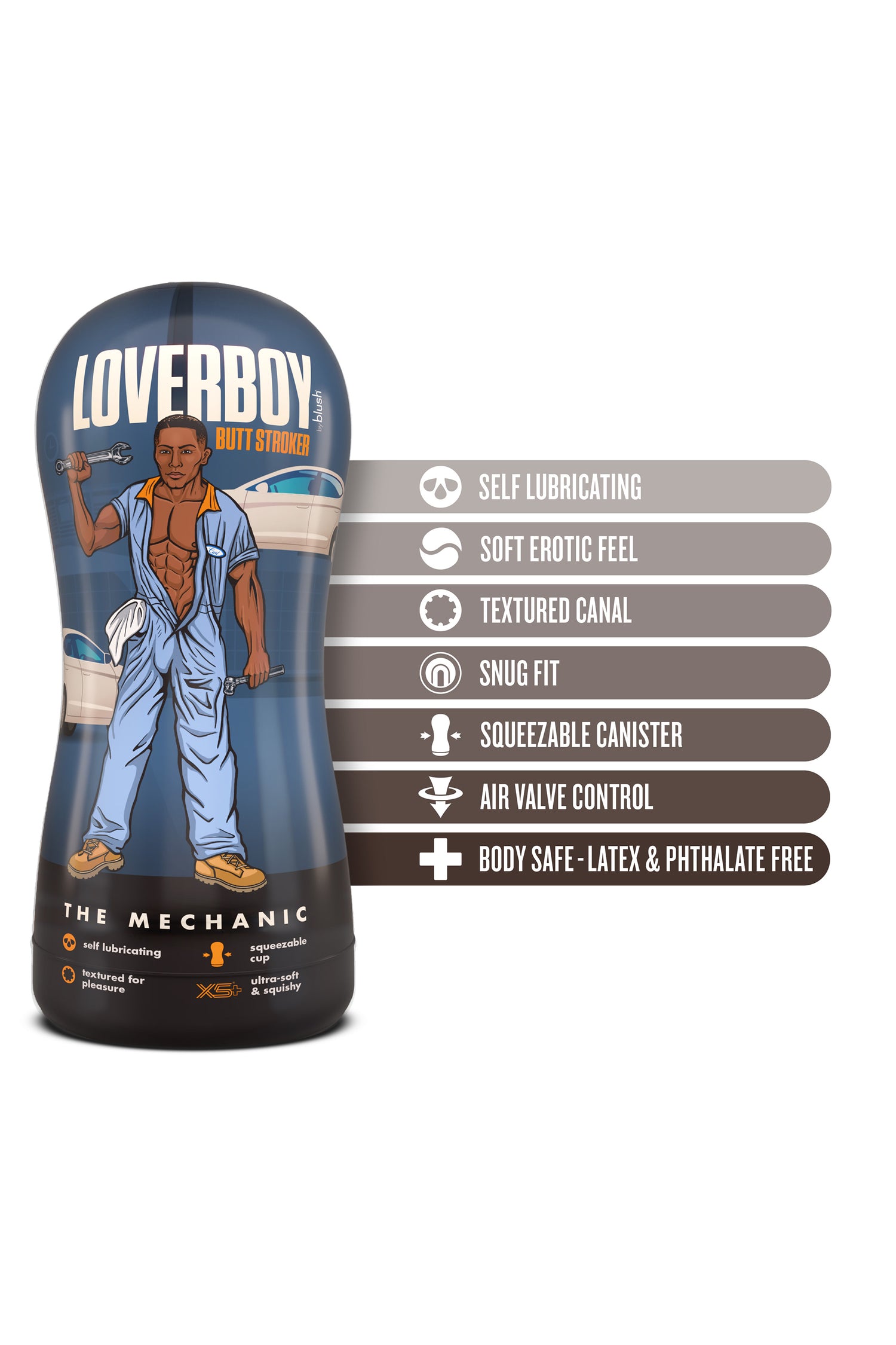 Loverboy The Mechanic Self Lubricating Stroker