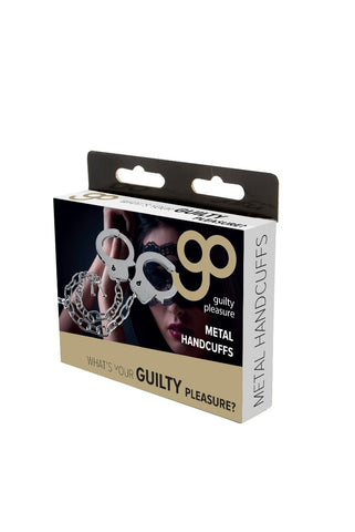 Guilty Pleasure Metal Handcuffs with Long Chain