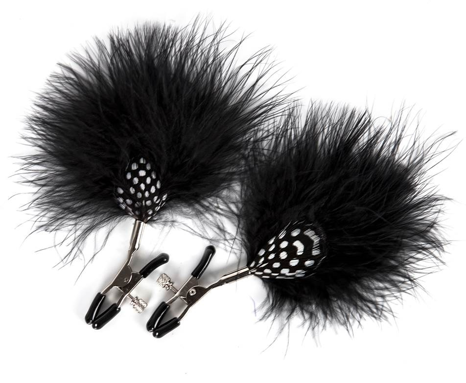Guilty Pleasure Feathered Nipple Clamps