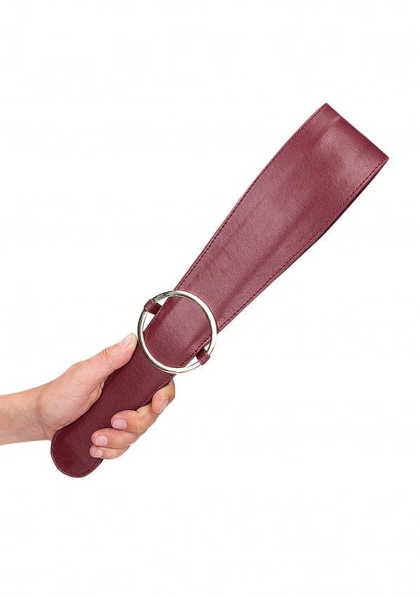 Ouch Halo - Belt Flogger - Burgundy