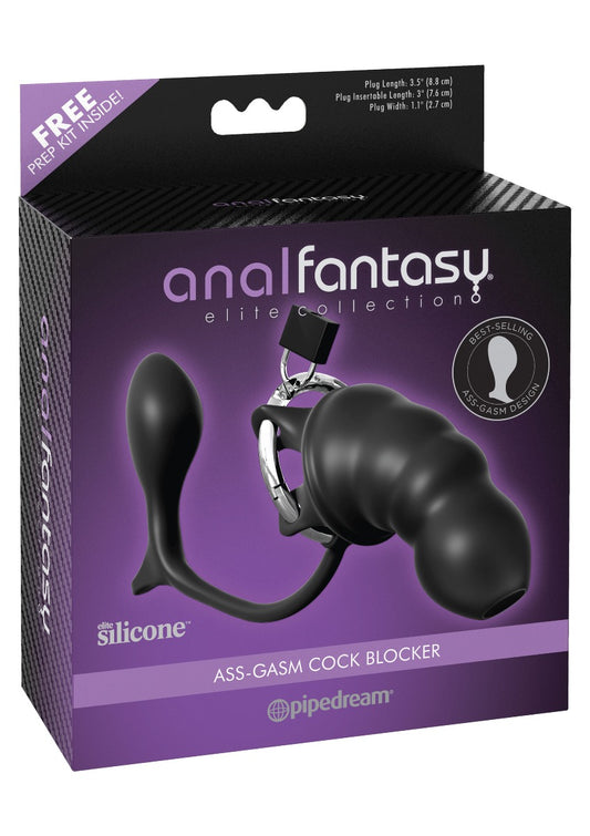 Anal Fantasy Elite Ass-Gasm Cock Blocker box