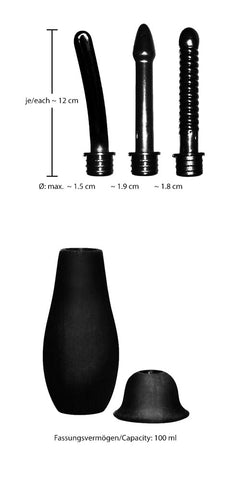 Bad Kitty Douche Unisex Kit sizes