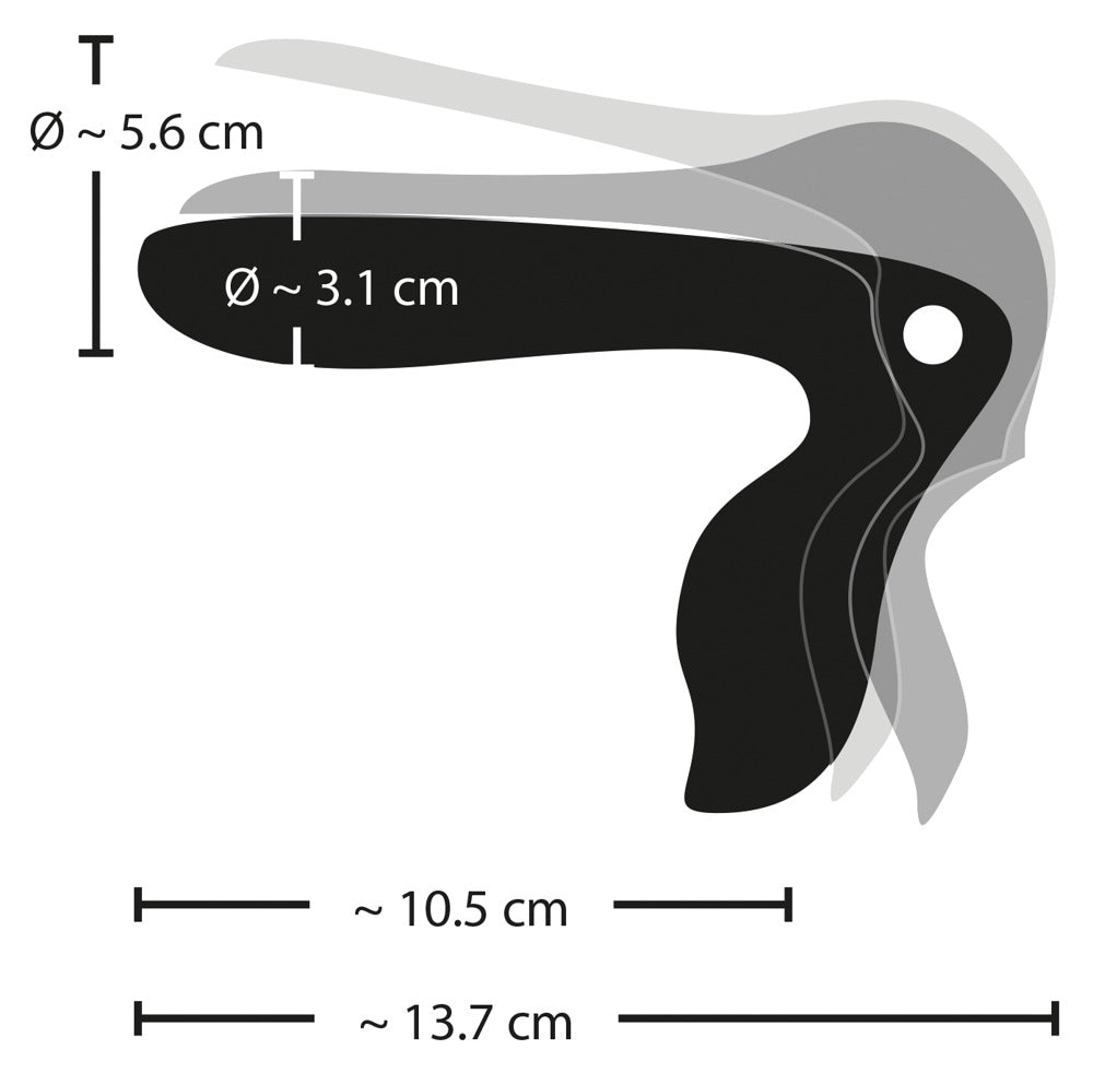 Bad Kitty Rechargeable Vibrating Speculum sizes