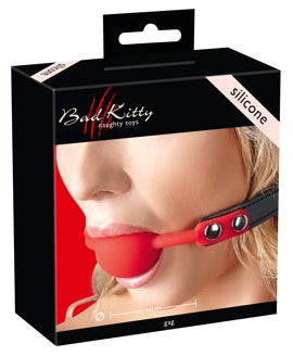 Bad Kitty Red Silicone Gag box