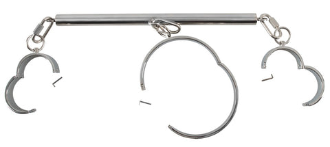 Bad Kitty Stainless Steel Wrist to Neck Restraint with locks