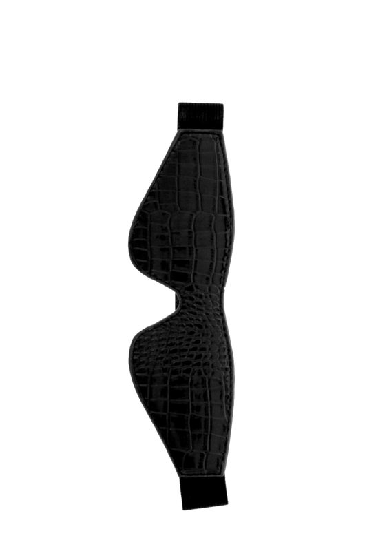 Blaze Blindfold Croco Black
