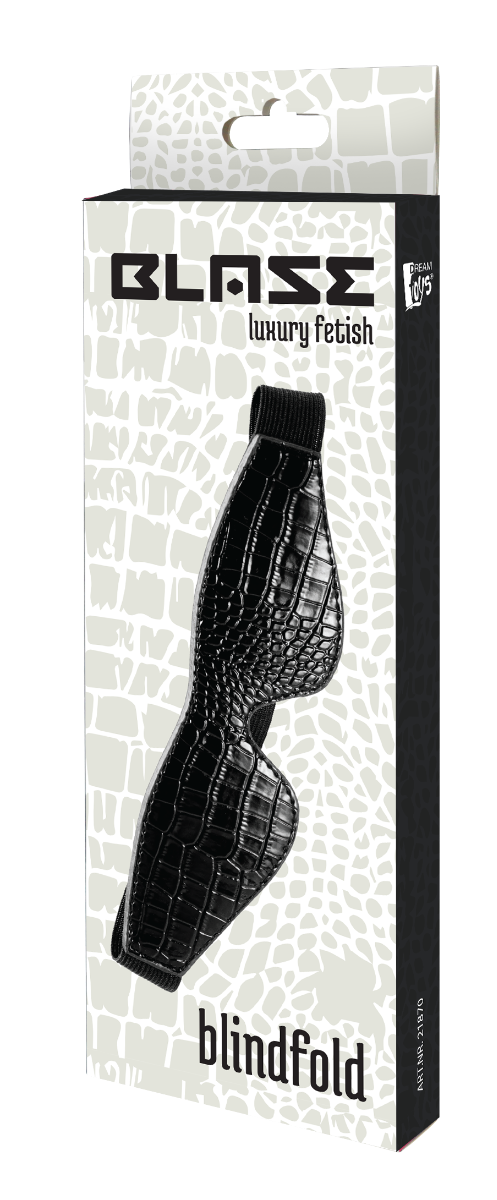Blaze Blindfold Croco Black box