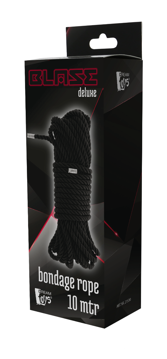 Blaze Deluxe Bondage Rope black box