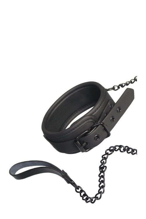 Blaze Luxury Fetish Collar and Leash