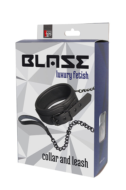 Blaze Luxury Fetish Collar and Leash box