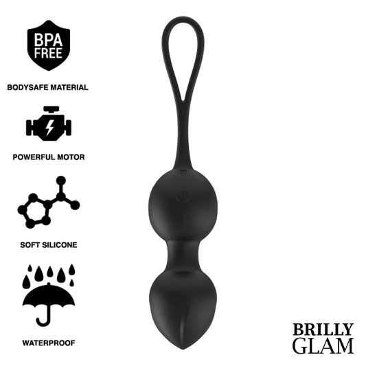 Brilly Glam Vibrating Kegel Beads moving image