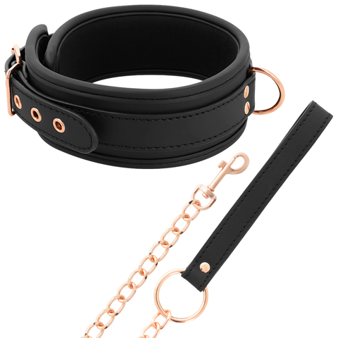 Coquette Fantasy Vegan Leather Collar with leash