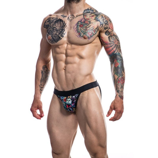 Cut4Men Jockstrap Provocative Tattoo front
