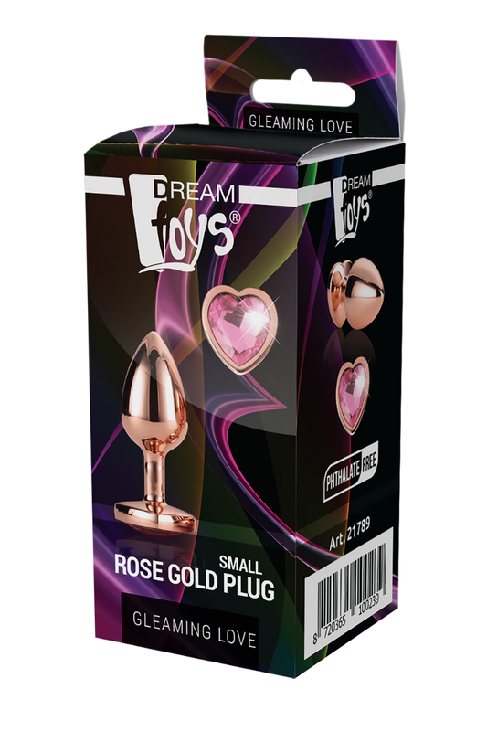 Dream Toys Gleaming Love Small Rose Gold Plug box