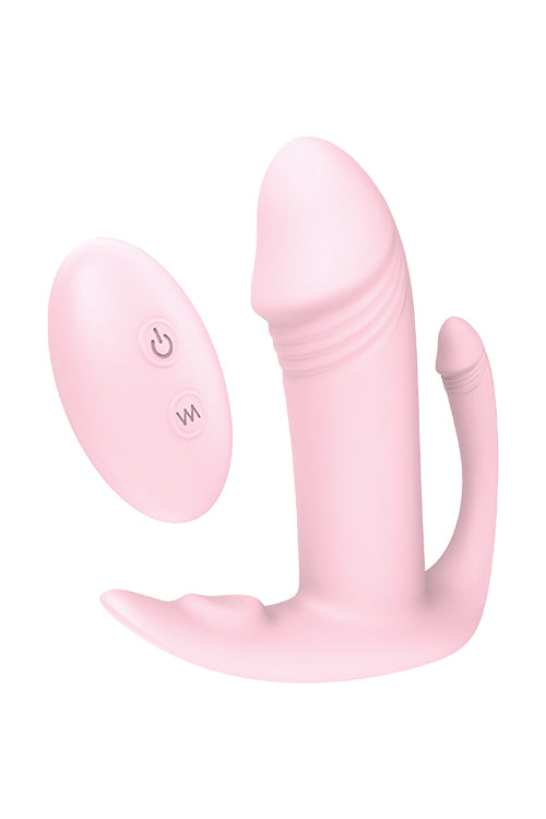 Dream Toys Vibe of Love Remote Tri-Pleasurer with remote