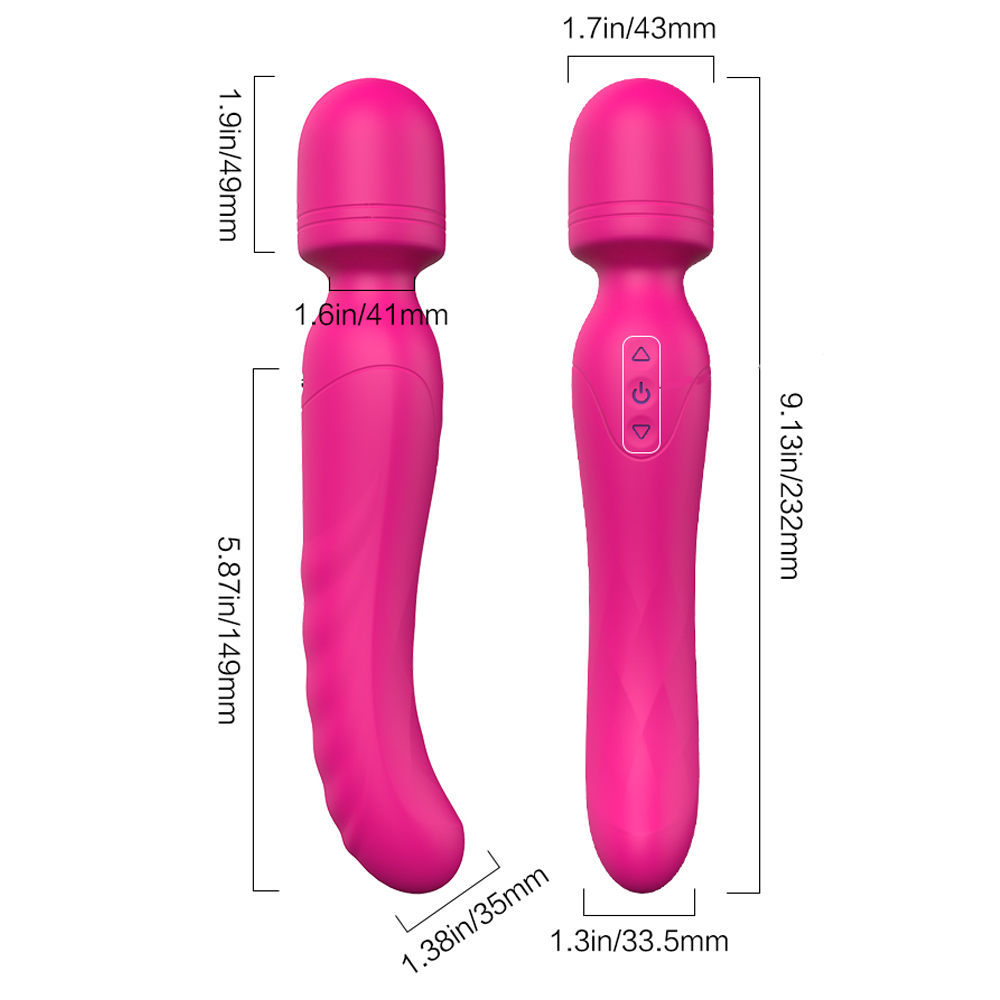 Dream Toys Vibes Of Love Dual Ended Heating Body-Wand size