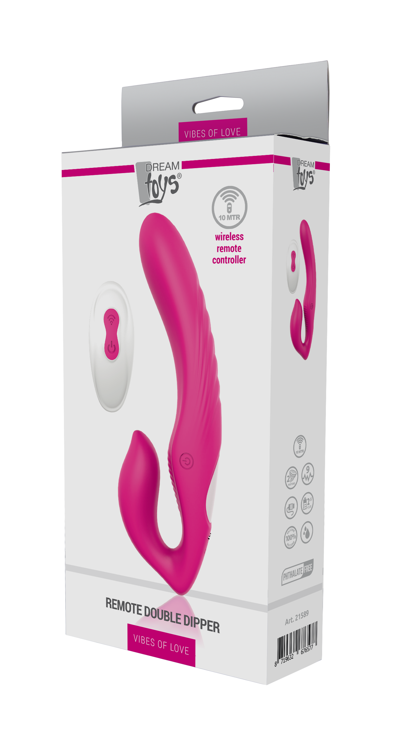 Dream Toys Vibes of Love Remote Double Dipper box