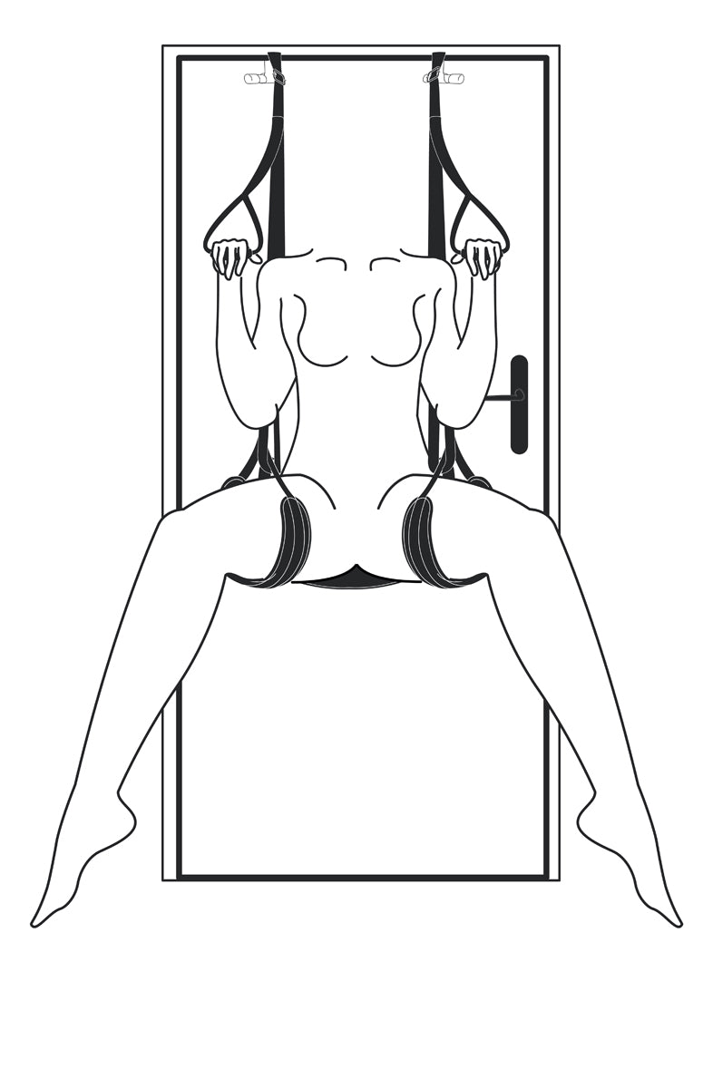 Easytoys Leg And Bum Support Over The Door Swing diagram