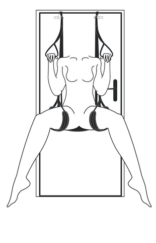 Easytoys Leg And Bum Support Over The Door Swing diagram