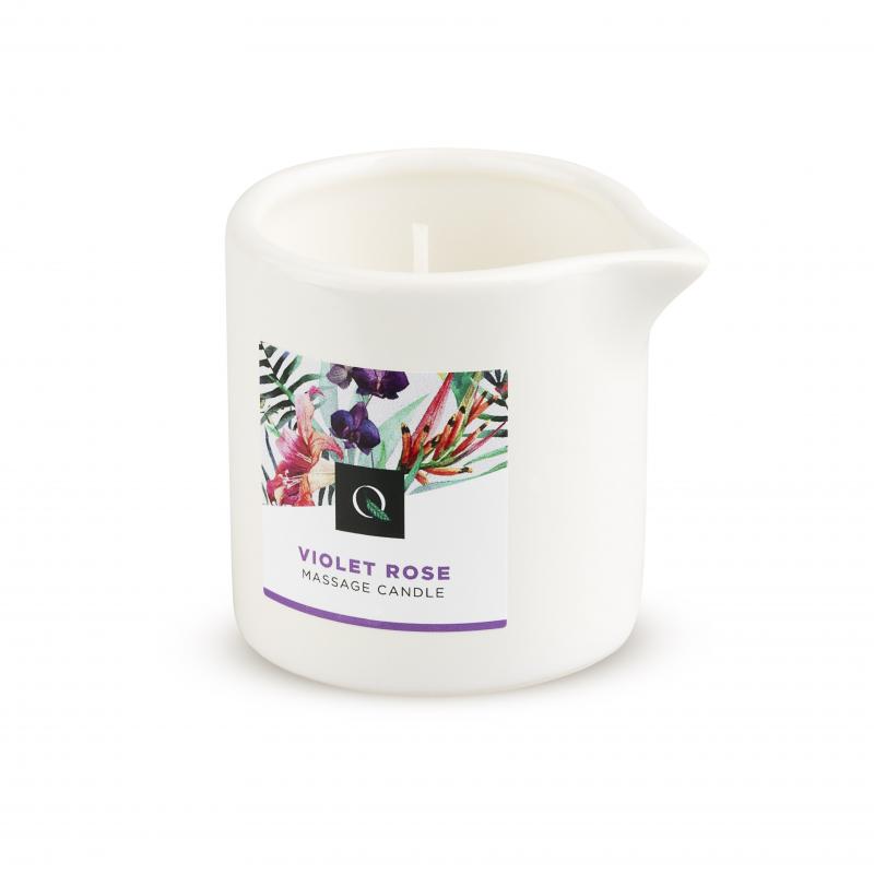 Exotiq Massage Candle Violet Rose pot