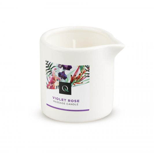 Exotiq Massage Candle Violet Rose pot