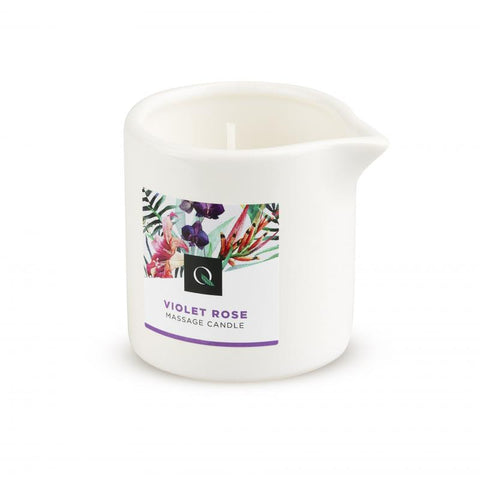 Exotiq Massage Candle Violet Rose pot
