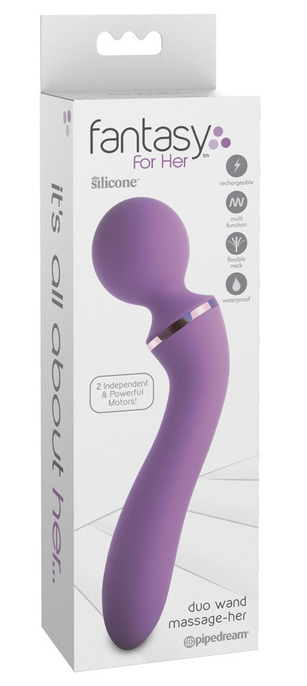 Fantasy For Her Duo Wand Massager box