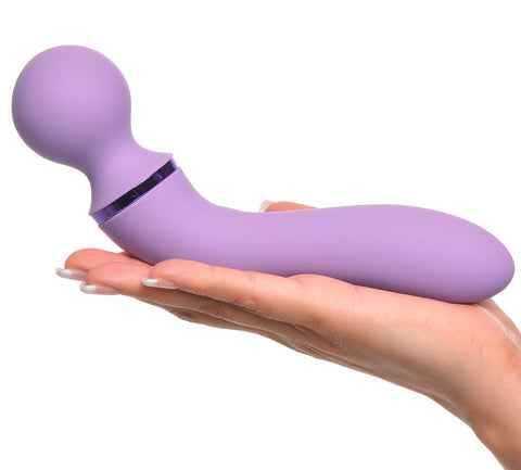 Fantasy For Her Duo Wand Massager in hand