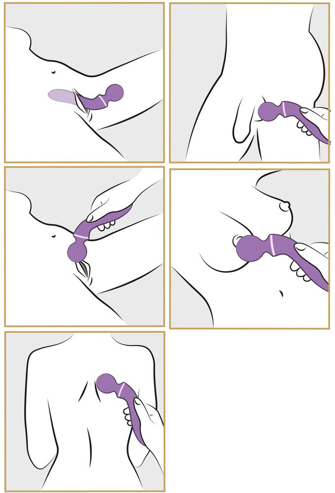 Fantasy For Her Duo Wand Massager use suggestions