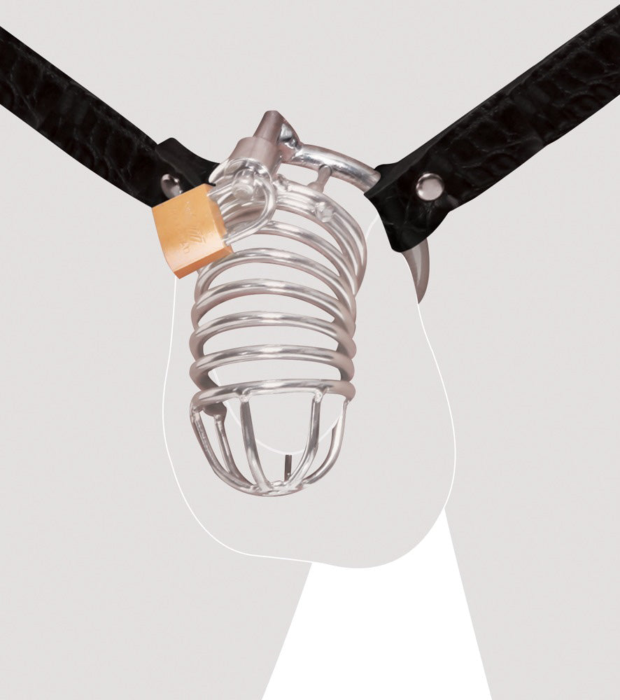 Fetish Fantasy Extreme Chastity Belt diagram