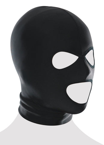 Fetish Fantasy Series Spandex 3-Hole Hood front