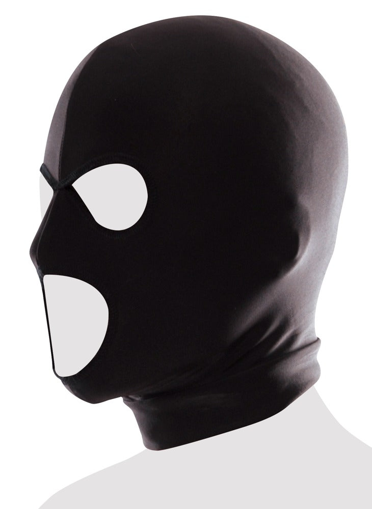Fetish Fantasy Series Spandex 3-Hole Hood side