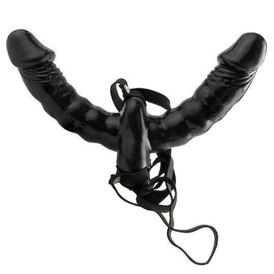 Fetish Fantasy Series Vibrating Double Delight Strap-On
