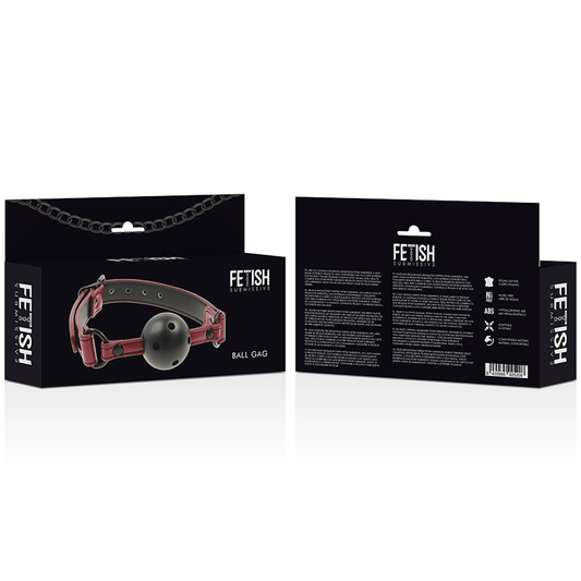 Fetish Submissive Dark Room Breathable Ball Gag box