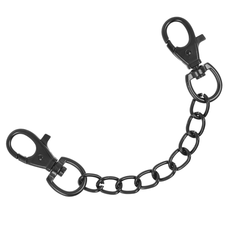Fetish Submissive Origin Vegan Leather Ankle-cuffs chain