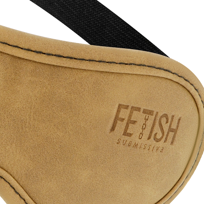 Fetish Submissive Origin Vegan Leather Mask closeup