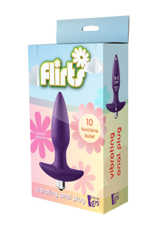 Flirts 10 Functions Vibrating Anal Plug box