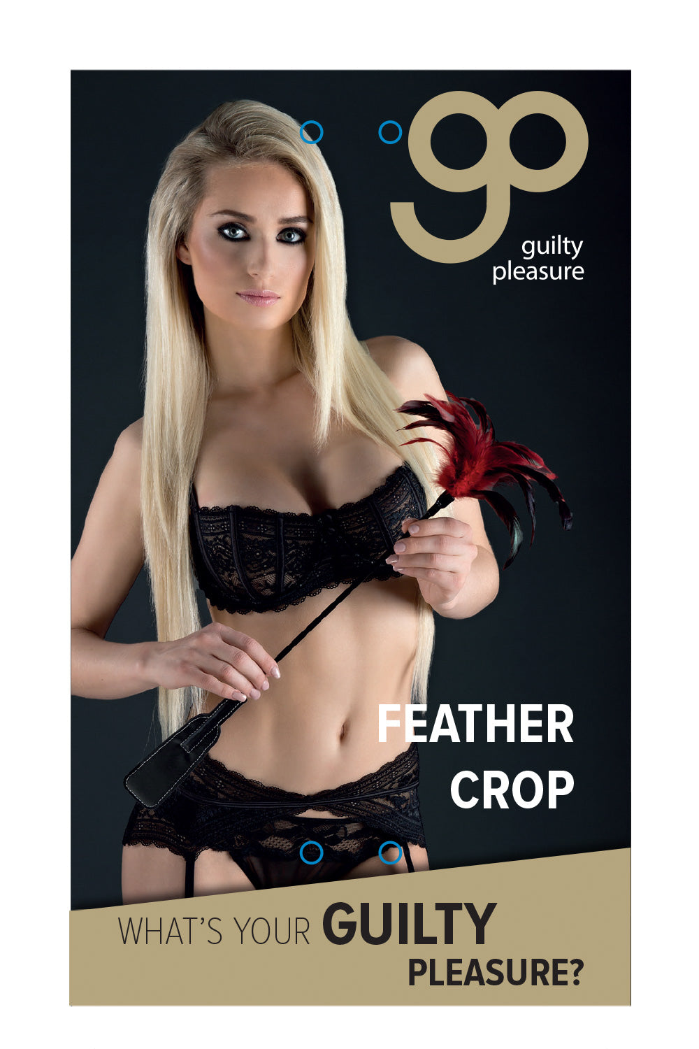 Guilty Pleasure Dual Ended Feather Crop label