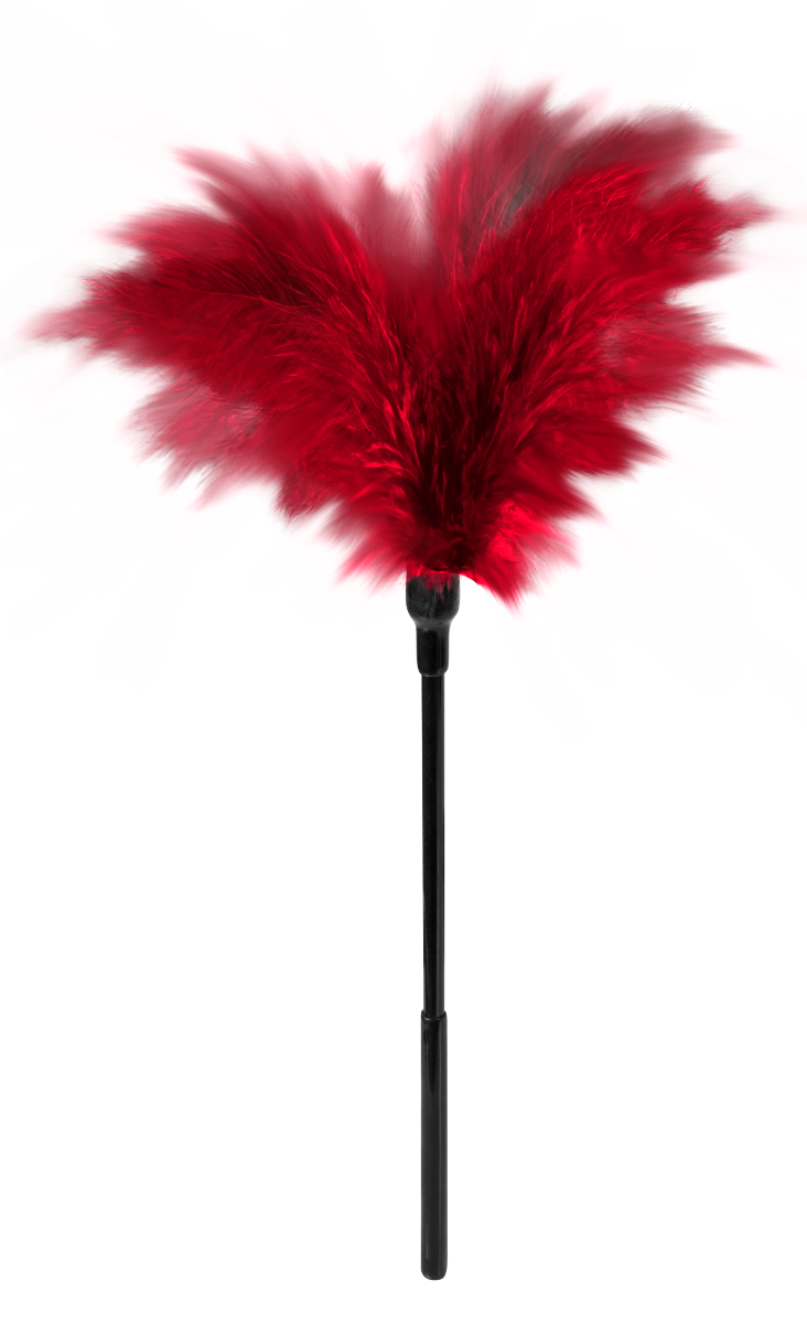 Guilty Pleasure Small Feather Tickler red
