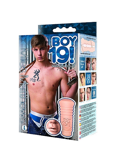 Icon Brands Boy 19! Teen Twink Oral Stroker Miles Mathews box