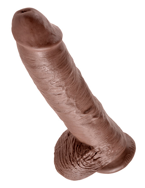 King Cock 10 Inch Cock With Balls mocha