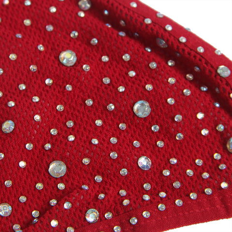 Loveangels 5pc Diamond Fishnet Bodystocking red gem detail