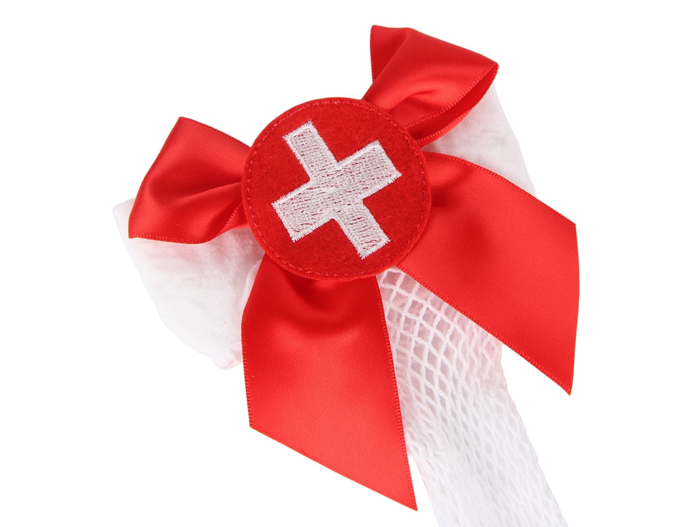 Loveangels Nurse's Fishnet Stockings detail