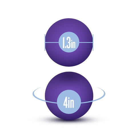 Luxe Double O Beginner Kegel Balls size purple